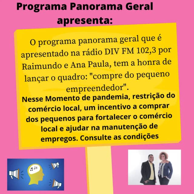 Foto 3 de Programa Panorama Geral Divi FM 102.3, Rádio e TV em Divinópolis - MG