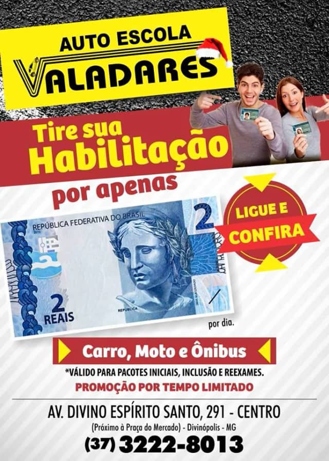 Foto 1 de Auto Escola Valadares, Auto Escolas em Divinópolis - MG